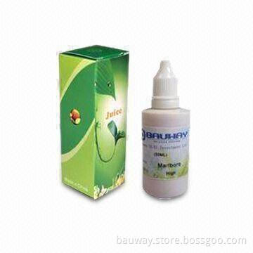Electronic Cigarette Refill Liquid with 50mL Capacity, Health E-smoking E Juice